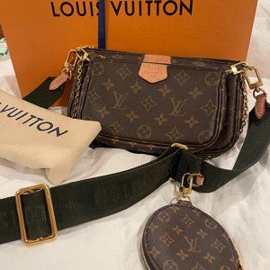 Louis Vuitton Multi Pochette Monogram with PROOF of receipt authentic